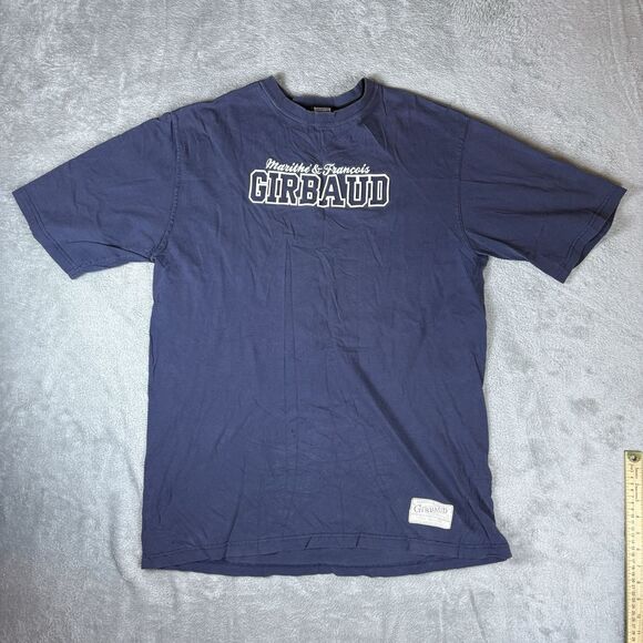 Marithe Francois Girbaud Spell Out T-Shirt Large VTG Y2K Streetwear Hip Hop FLAW - Picture 1 of 11